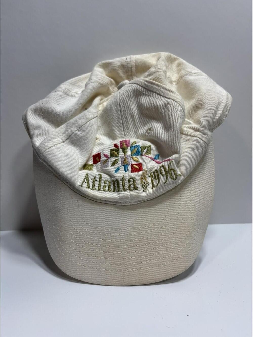 Vintage 1996  Olympic Games Atlanta Ball Cap Snapback Hat Deadstock